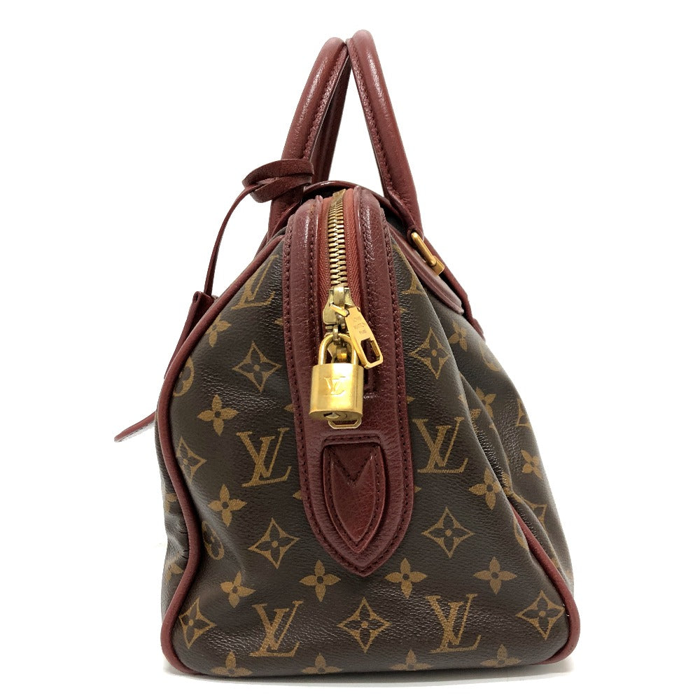 LOUIS VUITTON Handbag M40802 Monogram canvas wine-red Monogram golden arrow speedy Women Used Authentic