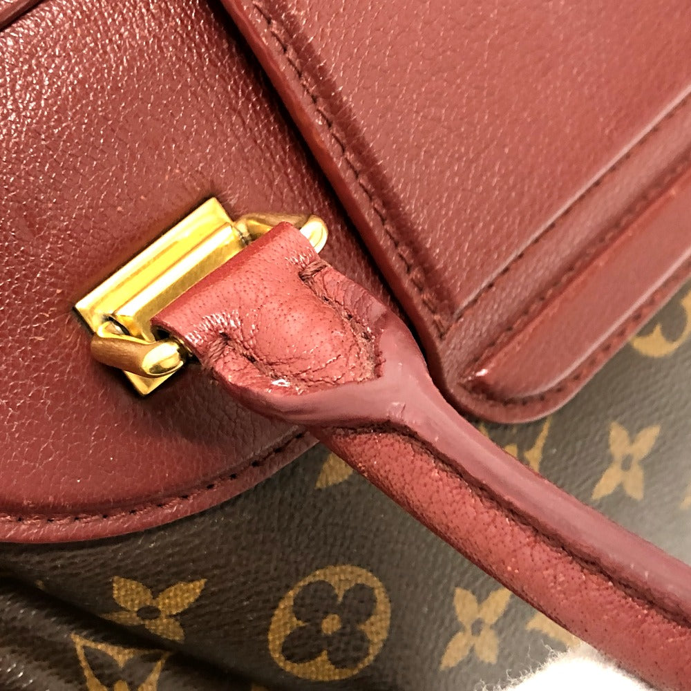 LOUIS VUITTON Handbag M40802 Monogram canvas wine-red Monogram golden arrow speedy Women Used Authentic