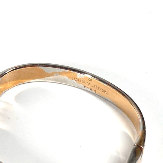 LOUIS VUITTON bracelet M00253 metal pink Monogram Cuff nanogram Women S Used Authentic