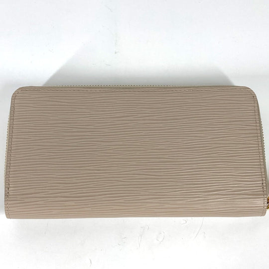 LOUIS VUITTON Long Wallet Purse M67805 Epi Leather beige Epi Zippy wallet mens Used Authentic