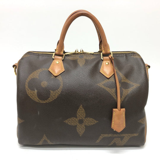LOUIS VUITTON Handbag M44602 Monogram giant canvas Brown Monogram Giant Speedy bandouliere30 Women Used Authentic