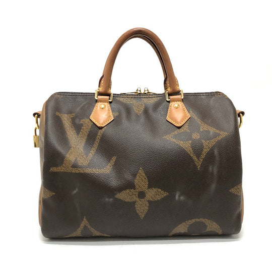 LOUIS VUITTON Handbag M44602 Monogram giant canvas Brown Monogram Giant Speedy bandouliere30 Women Used Authentic