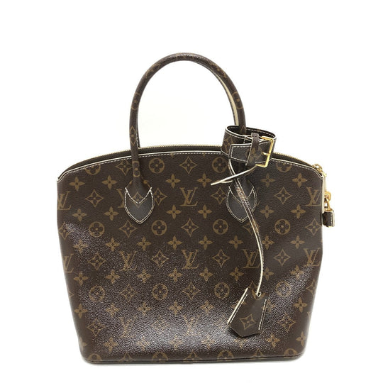 LOUIS VUITTON Handbag M40597 Canvas / Shiny Monogram Canvas Brown Shiny monogram LockitPM Women Used Authentic