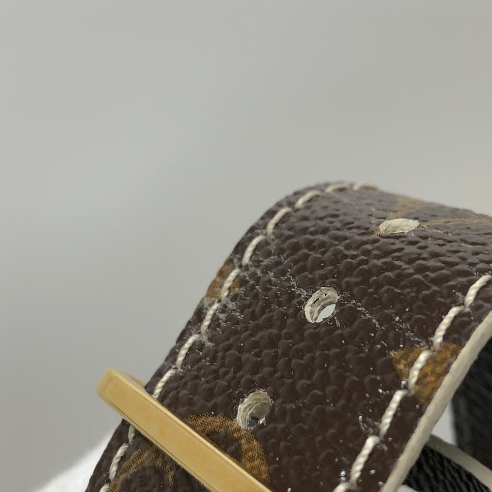 LOUIS VUITTON Handbag M40597 Canvas / Shiny Monogram Canvas Brown Shiny monogram LockitPM Women Used Authentic