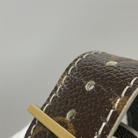LOUIS VUITTON Handbag M40597 Canvas / Shiny Monogram Canvas Brown Shiny monogram LockitPM Women Used Authentic