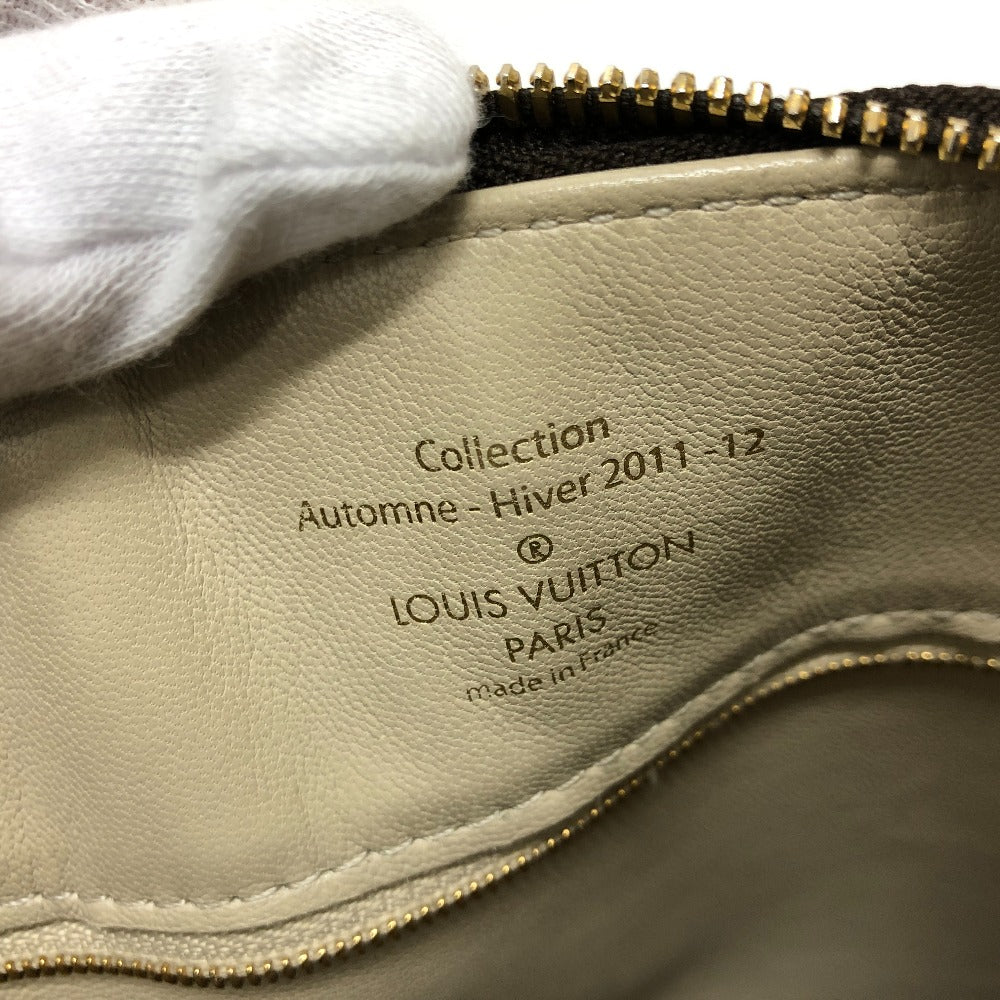 LOUIS VUITTON Handbag M40597 Canvas / Shiny Monogram Canvas Brown Shiny monogram LockitPM Women Used Authentic
