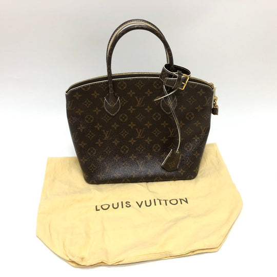 LOUIS VUITTON Handbag M40597 Canvas / Shiny Monogram Canvas Brown Shiny monogram LockitPM Women Used Authentic