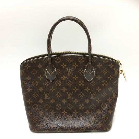 LOUIS VUITTON Handbag M40597 Canvas / Shiny Monogram Canvas Brown Shiny monogram LockitPM Women Used Authentic
