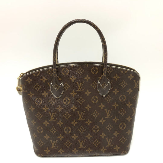 LOUIS VUITTON Handbag M40597 Canvas / Shiny Monogram Canvas Brown Shiny monogram LockitPM Women Used Authentic