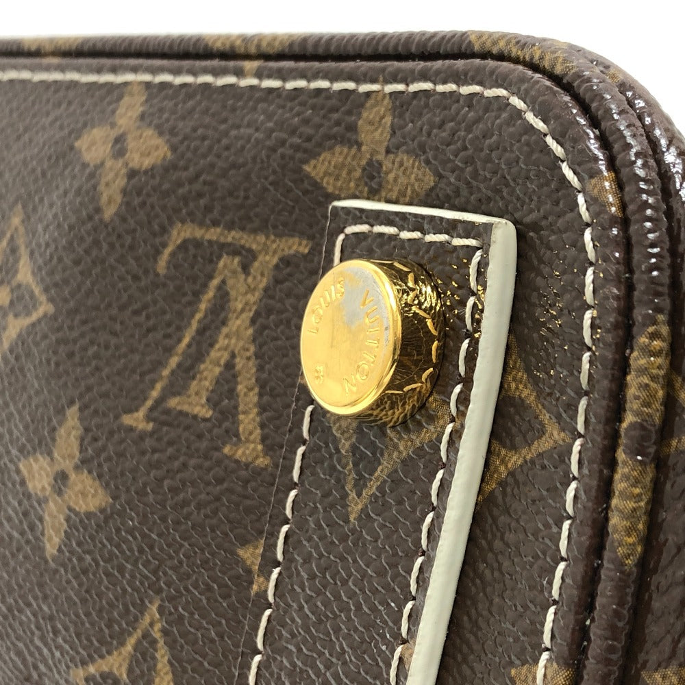 LOUIS VUITTON Handbag M40597 Canvas / Shiny Monogram Canvas Brown Shiny monogram LockitPM Women Used Authentic