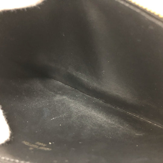 LOUIS VUITTON Long Wallet Purse M80482 Monogram Ann Platt Leather black Monogram Ann Platt Pochette Felice Women Used Authentic