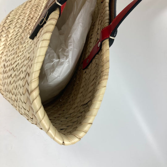Christian Louboutin Shoulder Bag 1215220  Raffia leather beige Tote Bag Loubishore Loubishore Women Used Authentic