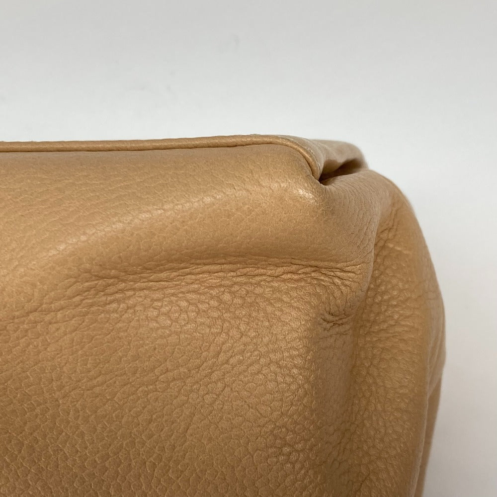 CHANEL Handbag Caviar skin beige Shoulder Bag bag shawl CC COCO Mark Women Used Authentic