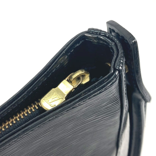 LOUIS VUITTON Shoulder Bag Epi Leather black Epi LoopingGM Women Used Authentic
