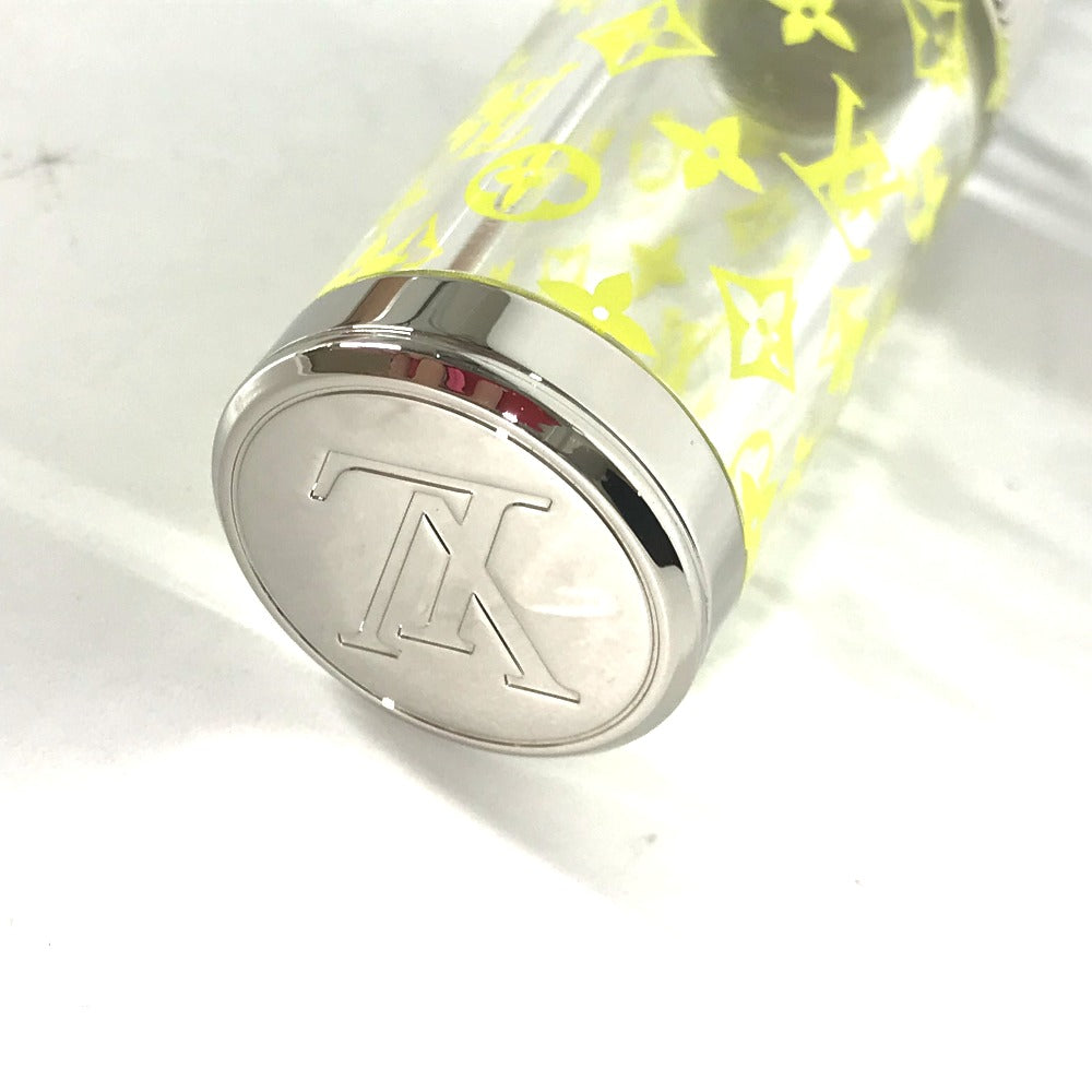 LOUIS VUITTON key ring M00343 Metal, Glass yellow Monogram Bijou Sac Message in a Bottle mens Used Authentic