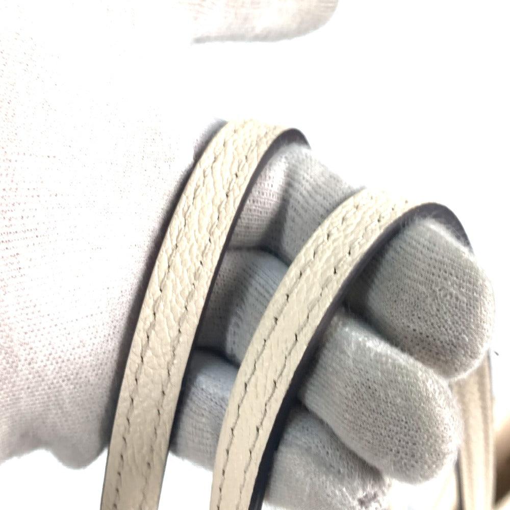 LOUIS VUITTON Tote Bag M46676 Monogram Ann Platt Leather beige Monogram Ann Platt Neverfull MM Women Used Authentic