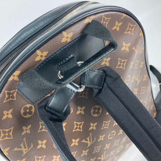 LOUIS VUITTON Backpack M45349 Monogram macacer canvas Brown Monogram Macasa Josh mens Used Authentic