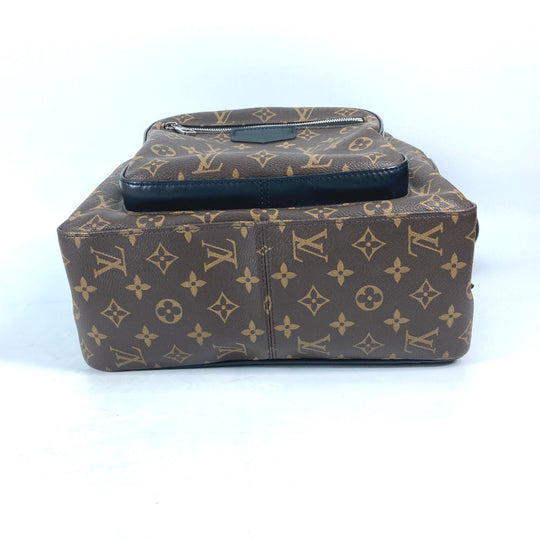 LOUIS VUITTON Backpack M45349 Monogram macacer canvas Brown Monogram Macasa Josh mens Used Authentic