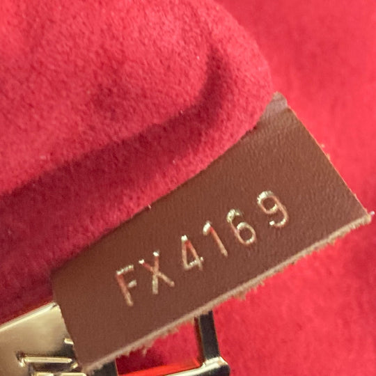 LOUIS VUITTON Shoulder Bag M55420 Leather, Shearling Brown Monogram teddy On the go GM Women Used Authentic