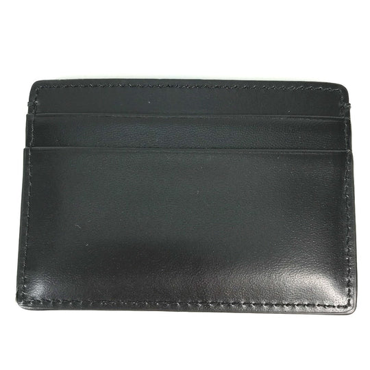 VERSACE Card Case leather black Medusa mens Used Authentic