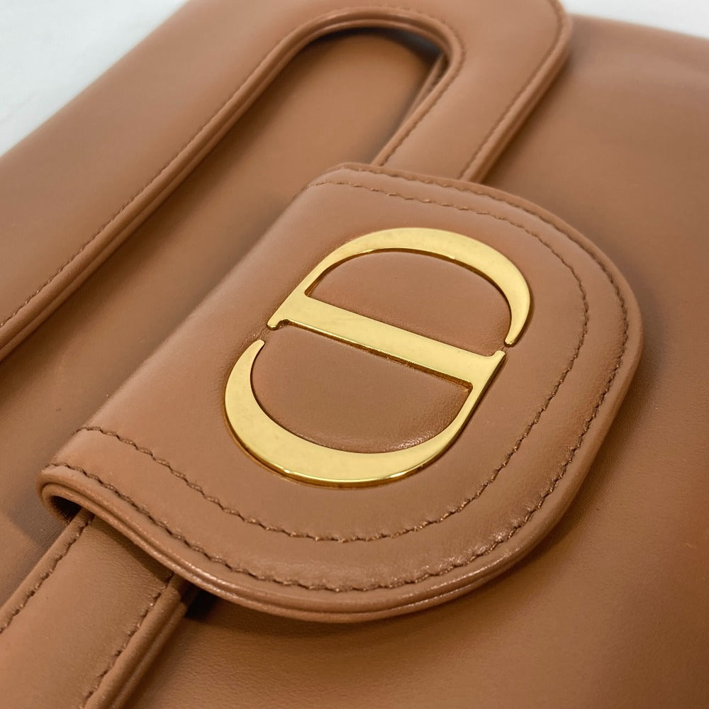 Dior Handbag M8641UBBU leather Brown Clutch bag CD DIORDOUBLE MEDIUM BAG