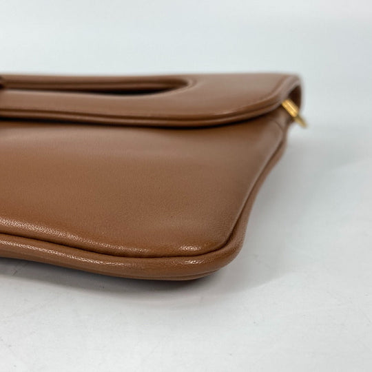 Dior Handbag M8641UBBU leather Brown Clutch bag CD DIORDOUBLE MEDIUM BAG