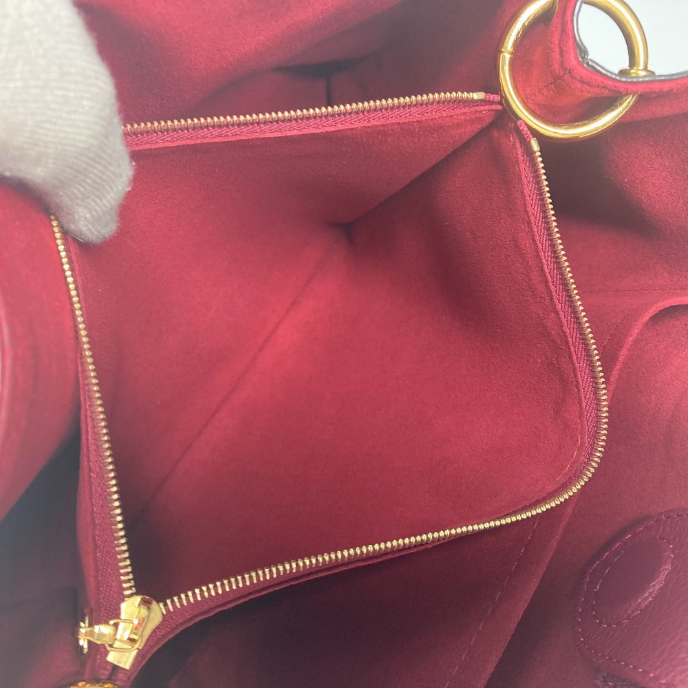 LOUIS VUITTON Handbag N40052 Damier canvas Red type Riverside Damier LV Charm Reduvan Women Used Authentic