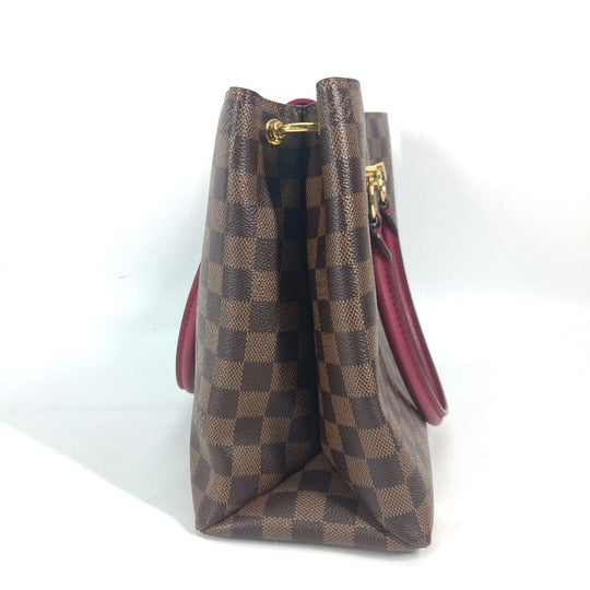 LOUIS VUITTON Handbag N40052 Damier canvas Red type Riverside Damier LV Charm Reduvan Women Used Authentic