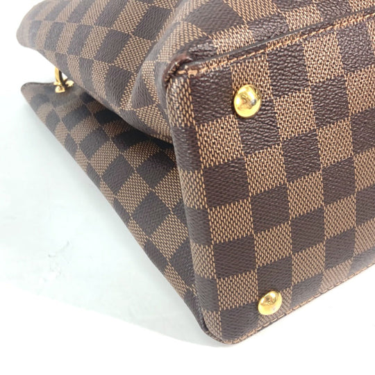 LOUIS VUITTON Handbag N40052 Damier canvas Red type Riverside Damier LV Charm Reduvan Women Used Authentic