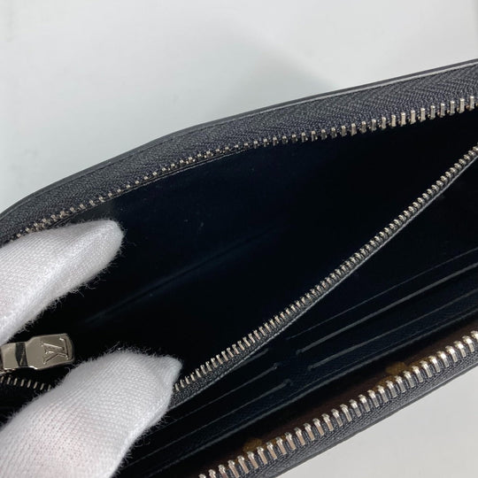 LOUIS VUITTON Long Wallet Purse M69407 Monogram macacer canvas Brown Monogram macacer Zippy Dragonne mens Used Authentic