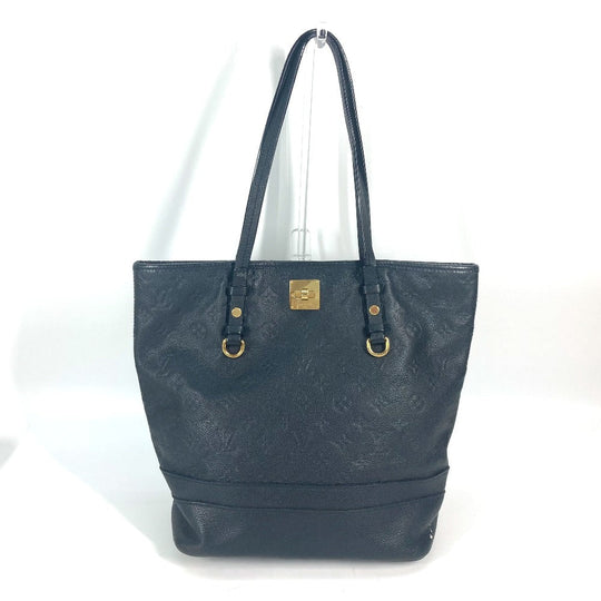 LOUIS VUITTON Shoulder Bag M40517 Monogram Ann Platt Leather Navy Monogram Ann Platt Citadine PM Women Used Authentic