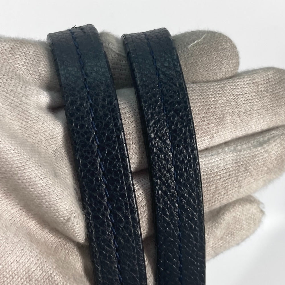 LOUIS VUITTON Shoulder Bag M40517 Monogram Ann Platt Leather Navy Monogram Ann Platt Citadine PM Women Used Authentic