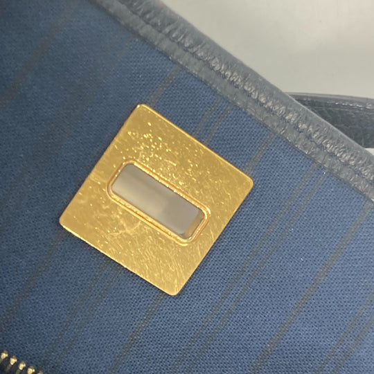 LOUIS VUITTON Shoulder Bag M40517 Monogram Ann Platt Leather Navy Monogram Ann Platt Citadine PM Women Used Authentic