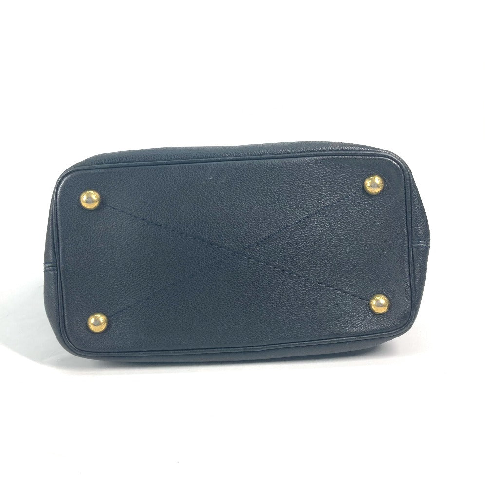 LOUIS VUITTON Shoulder Bag M40517 Monogram Ann Platt Leather Navy Monogram Ann Platt Citadine PM Women Used Authentic