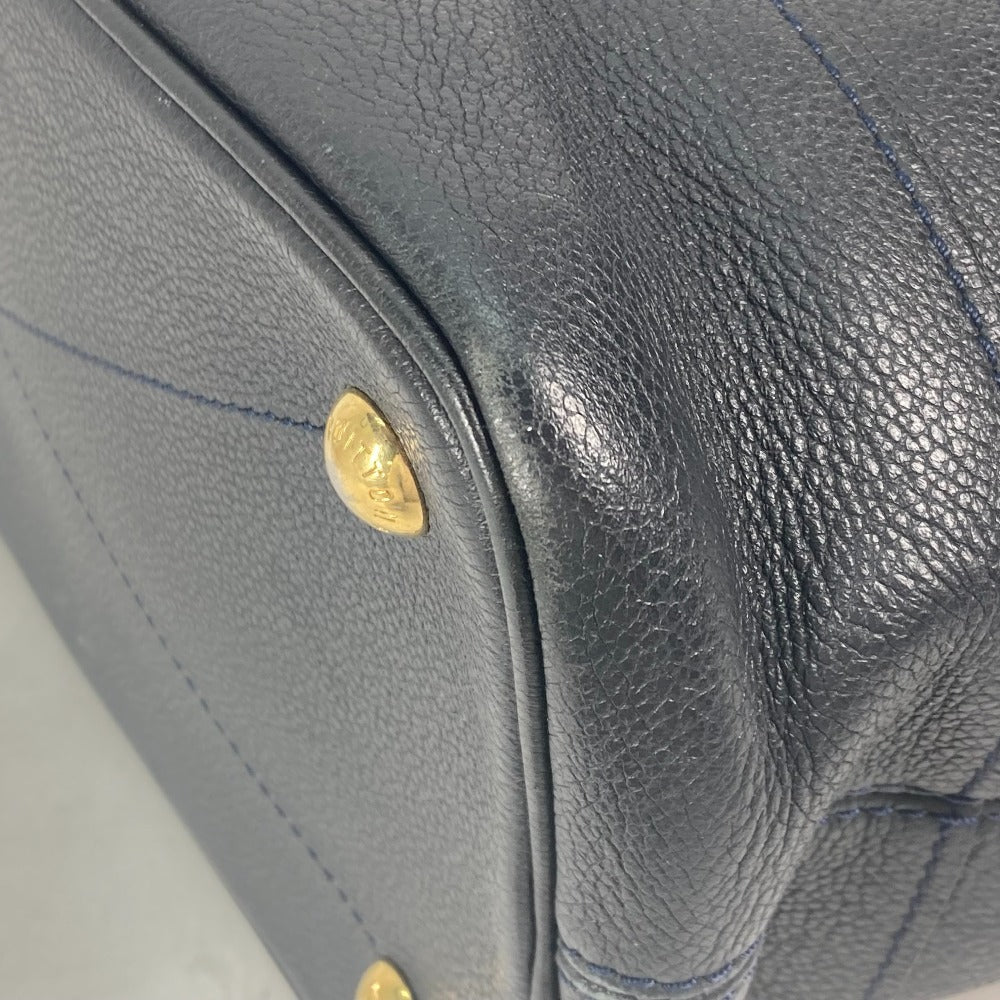 LOUIS VUITTON Shoulder Bag M40517 Monogram Ann Platt Leather Navy Monogram Ann Platt Citadine PM Women Used Authentic