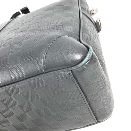 LOUIS VUITTON Handbag N41146 Damier Anfini Leather black Damier Anfini Porto Document Voyage