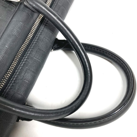 LOUIS VUITTON Handbag N41146 Damier Anfini Leather black Damier Anfini Porto Document Voyage
