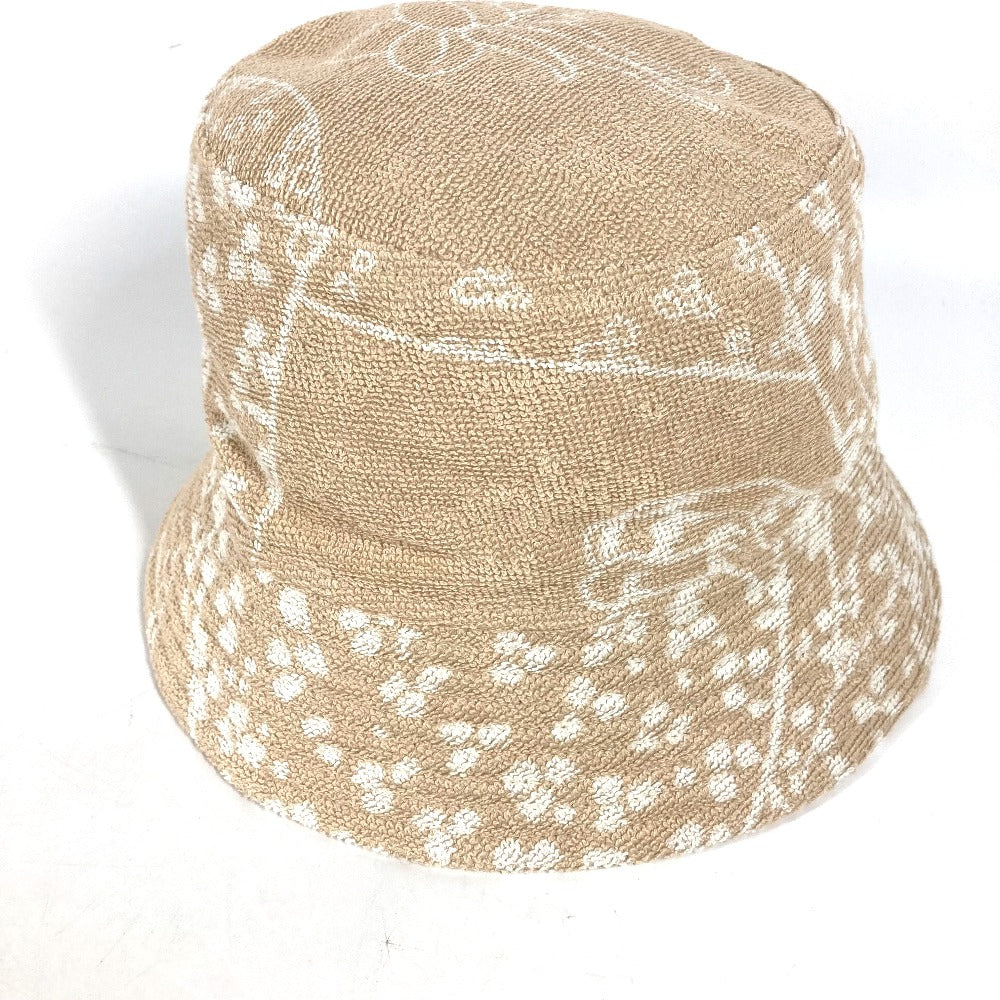 HERMES hat H231001N cotton beige pile Hat Gene bucket hat Women 58 Used Authentic