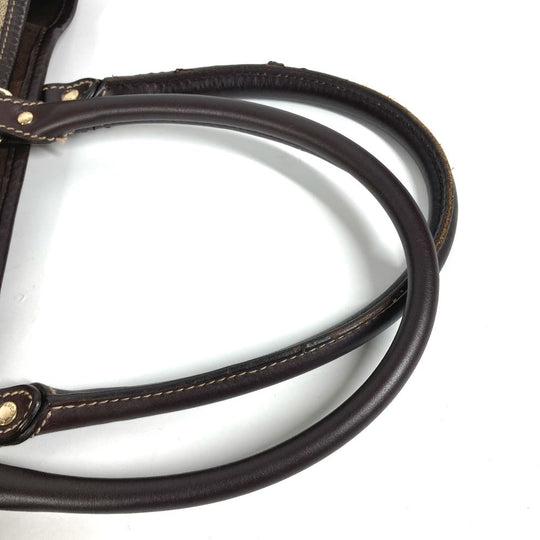 GUCCI Shoulder Bag 228668 PVC / Leather beige GG plus vertical mens Used Authentic