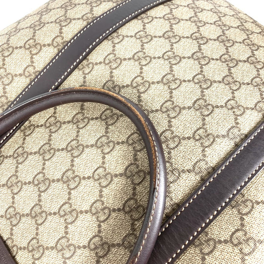 GUCCI Shoulder Bag 228668 PVC / Leather beige GG plus vertical mens Used Authentic