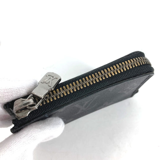 LOUIS VUITTON Coin case Ｍ63536 Monogram Eclipse Canvas black Monogram Eclipse Portemone Jules