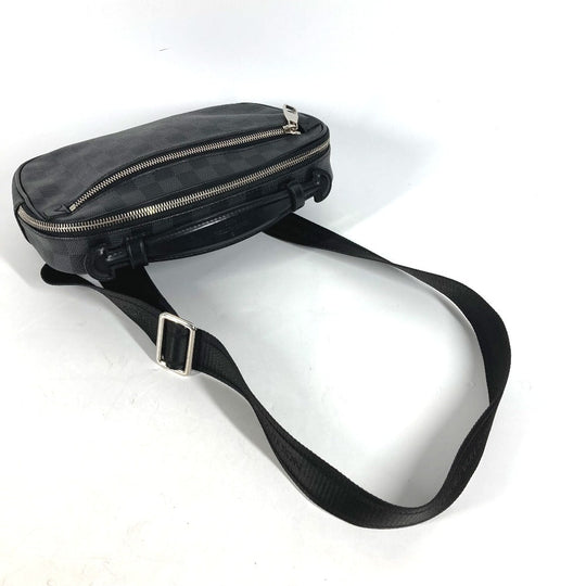 LOUIS VUITTON Sling bag N41289 Damier Grafitto Canvas black Damier Grafitte Ambreil mens Used Authentic