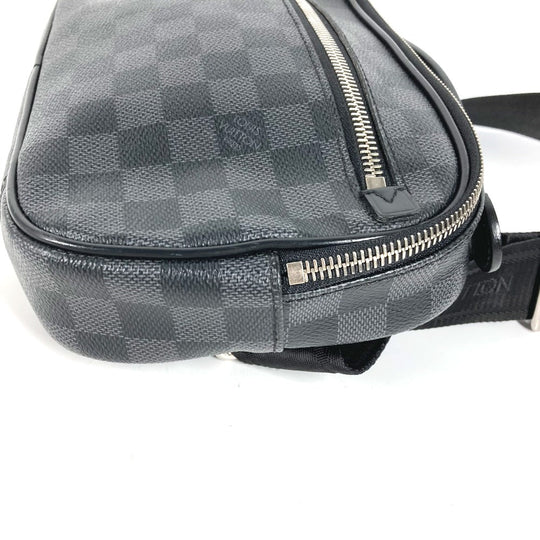 LOUIS VUITTON Sling bag N41289 Damier Grafitto Canvas black Damier Grafitte Ambreil mens Used Authentic