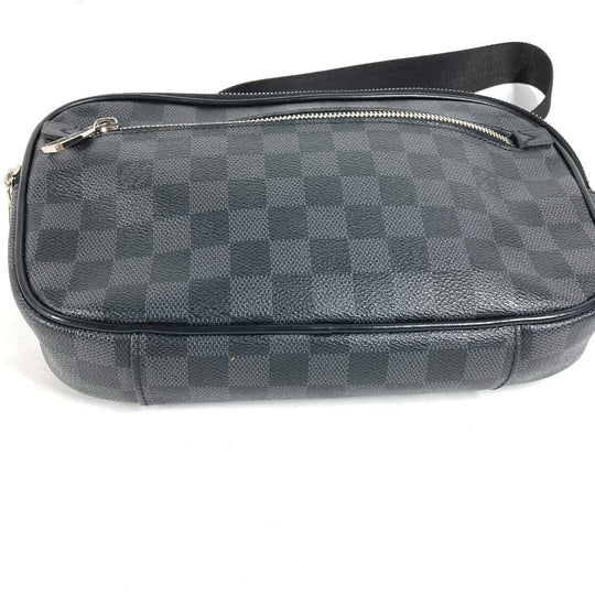 LOUIS VUITTON Sling bag N41289 Damier Grafitto Canvas black Damier Grafitte Ambreil mens Used Authentic