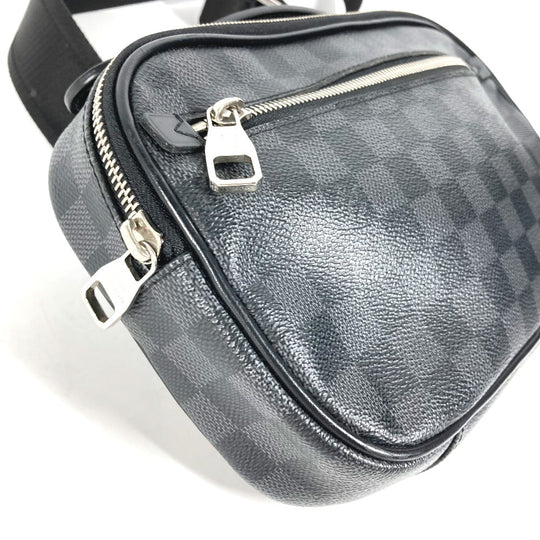 LOUIS VUITTON Sling bag N41289 Damier Grafitto Canvas black Damier Grafitte Ambreil mens Used Authentic