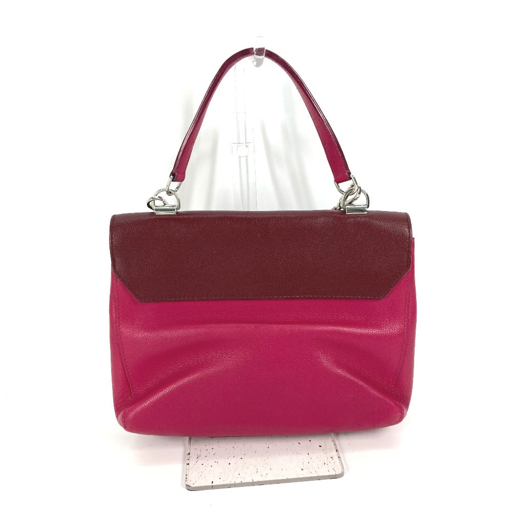 LOUIS VUITTON Handbag leather purple By color Rock Me 2 Women Used Authentic