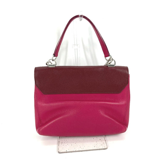 LOUIS VUITTON Handbag leather purple By color Rock Me 2 Women Used Authentic