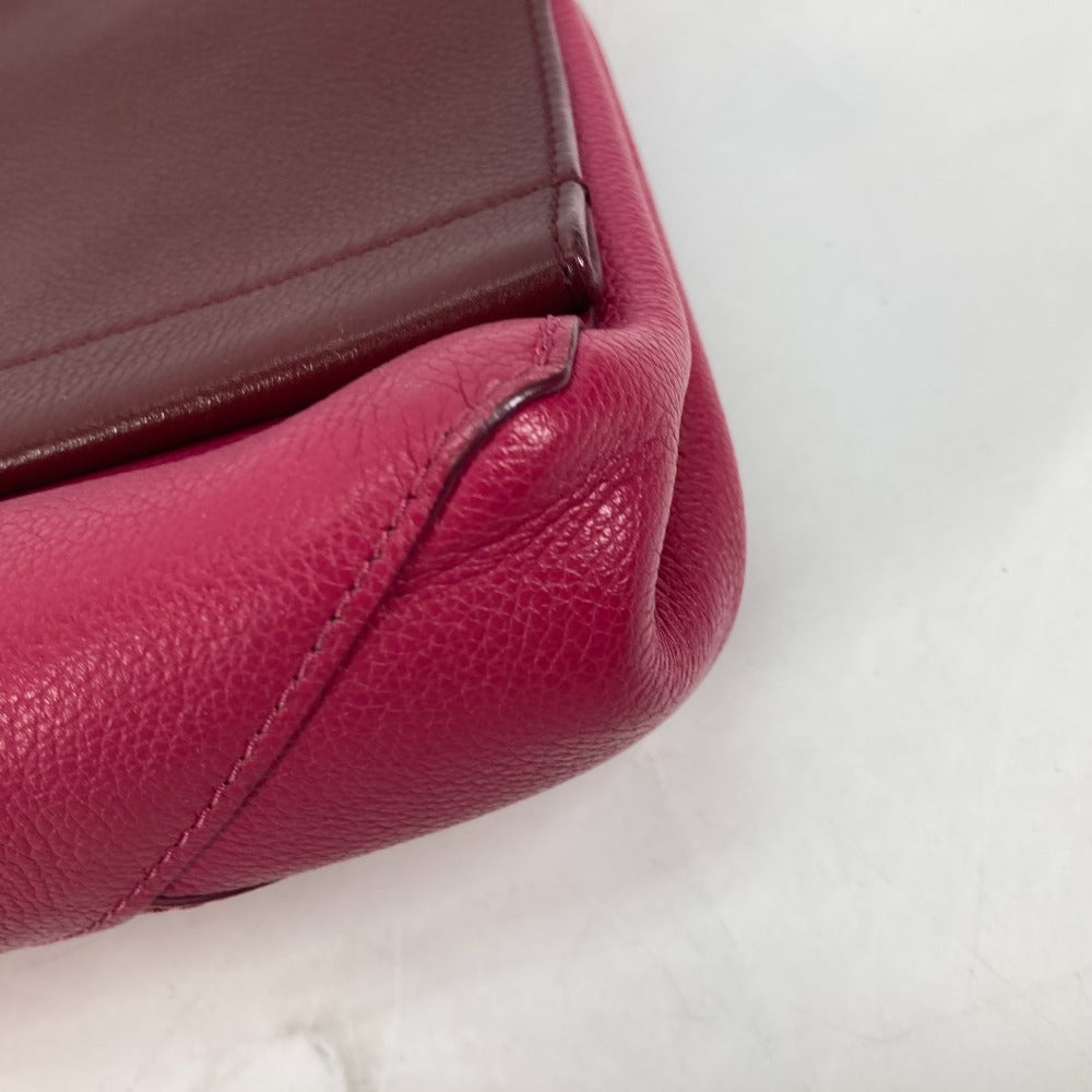 LOUIS VUITTON Handbag leather purple By color Rock Me 2 Women Used Authentic