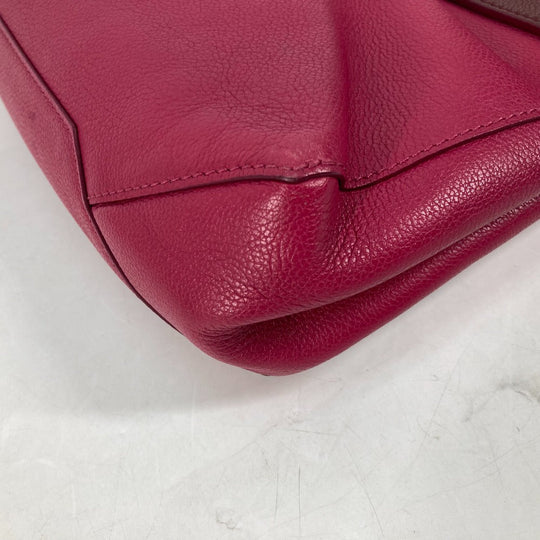 LOUIS VUITTON Handbag leather purple By color Rock Me 2 Women Used Authentic
