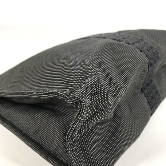 HERMES Pouch canvas gray Her Line Pouch MM unisex(Unisex) Used Authentic